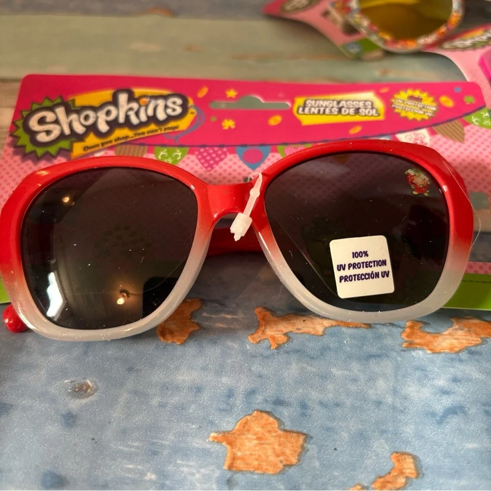 Shopkins Red and White Kids Sunglasses